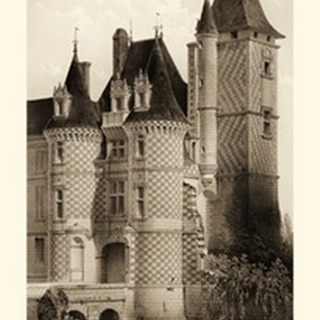 Small Sepia Chateaux VII