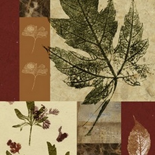 Leaf Print Collage III