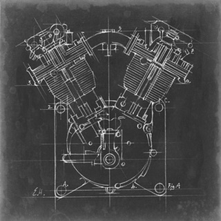 Motorcycle Engine Blueprint II