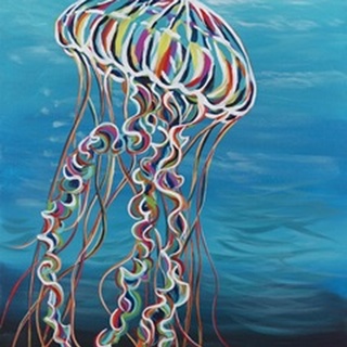 Colorful Jellyfish I