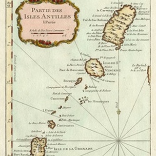 Petite Map of the Antilles Islands II