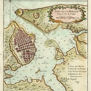 Petite Map of the Port of Havana