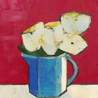 Graphic Vase of Flowers II
