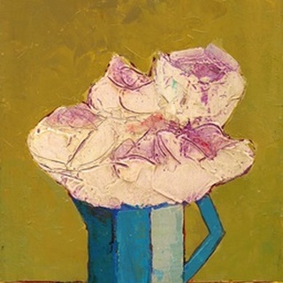 Graphic Vase of Flowers I