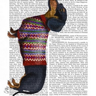 Dachshund With Woolly Sweater