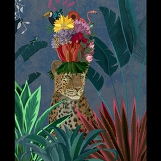 Leopard with Headdress