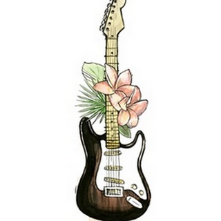 Guitar Foliage II