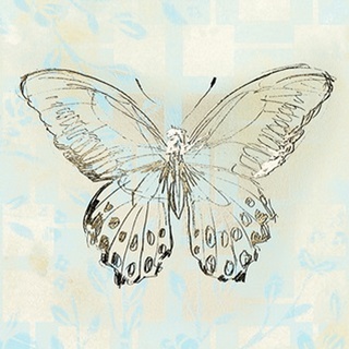 Butterfly Blossom Tile II