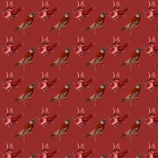 Red Bird Christmas Collection I
