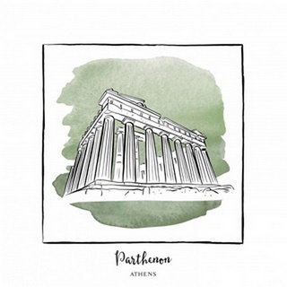 Parthenon - Brushstroke Buildings
