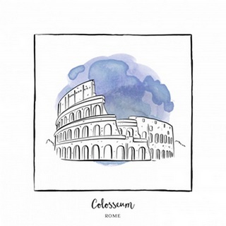 Colosseum - Brushstroke Buildings