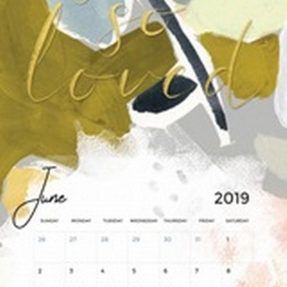 Self-Adhesive Art Calendar - June by Victoria Borges