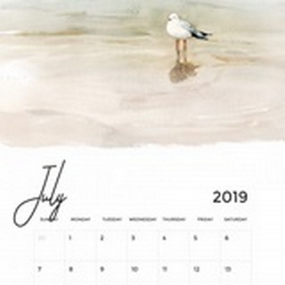Self-Adhesive Art Calendar - July by Victoria Borges