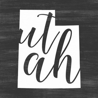 Home State Typography - Utah