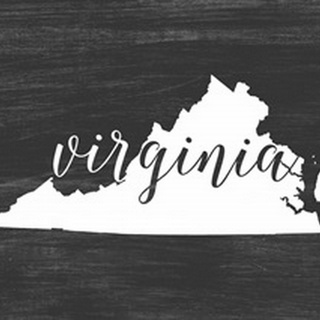 Home State Typography - Virginia
