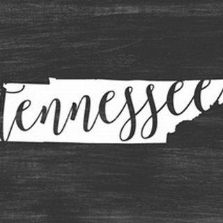 Home State Typography - Tennessee