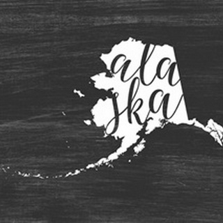 Home State Typography - Alaska