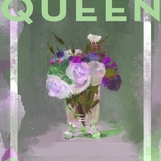 Color Splash Floral - Queen (green)
