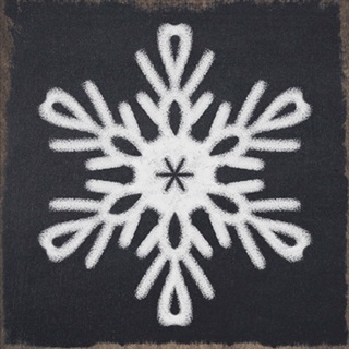 Chalkboard Snowflake III