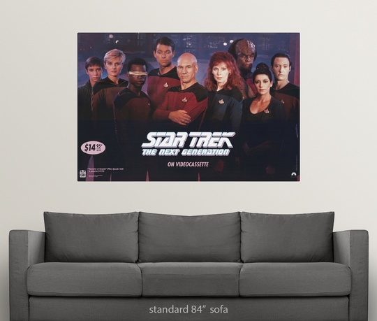 Poster Print Wall Art entitled Star Trek The Next Poster Print Wall Art entitled Star Trek The Next